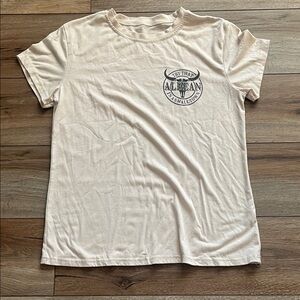 Amazon Beige Graphic Short Sleeve Tee
